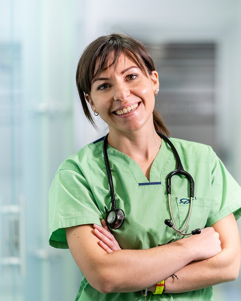 Dott.ssa Elisa Delezotti La Dott.ssa Elisa Delezotti, medico veterinario dell'Ospedale Veterinario San Francesco di Milano