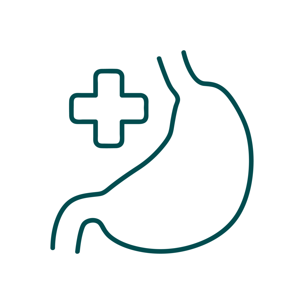 GASTROENTEROLOGIA Icona illustrativa del servizio di gastroenterologia dell'Ospedale veterinario San Francesco di Milano